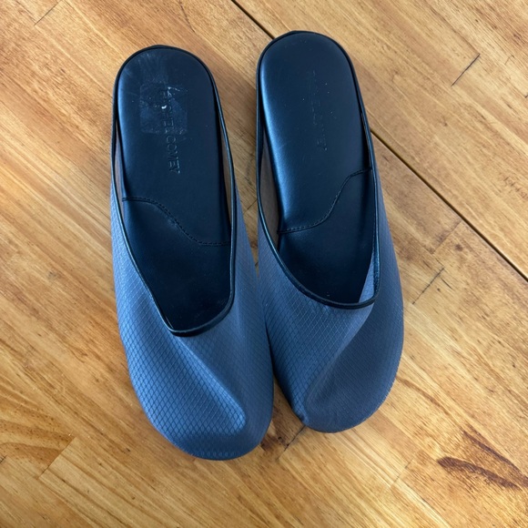 Rachel Comey Gray Bully Sheer Mesh Knit Slides Slip On Flats Size 8 - Picture 5 of 9